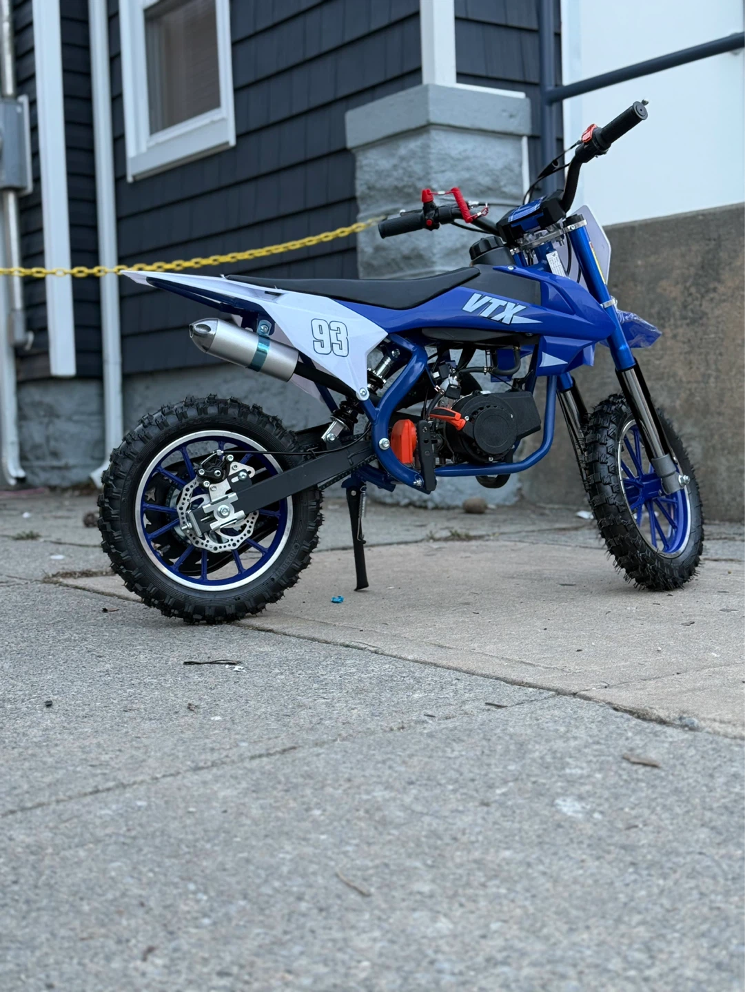 VTX Kids Blue Dirt Bike 50CC - photo 2