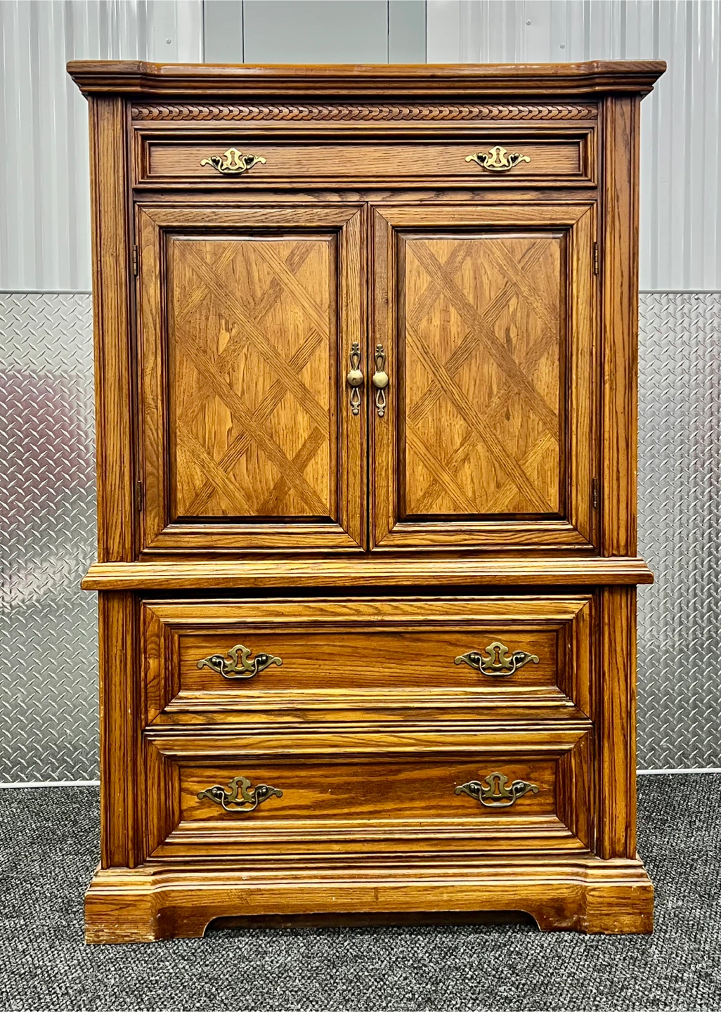 Vintage Armoire Dresser (FREE DELIVERY)