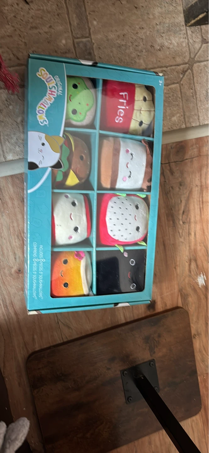 Squishmallows 8-Piece Food Squad Plush Set