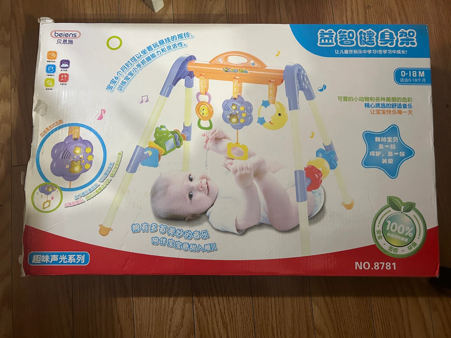 Baiens Baby Play Gym 0-18 Months