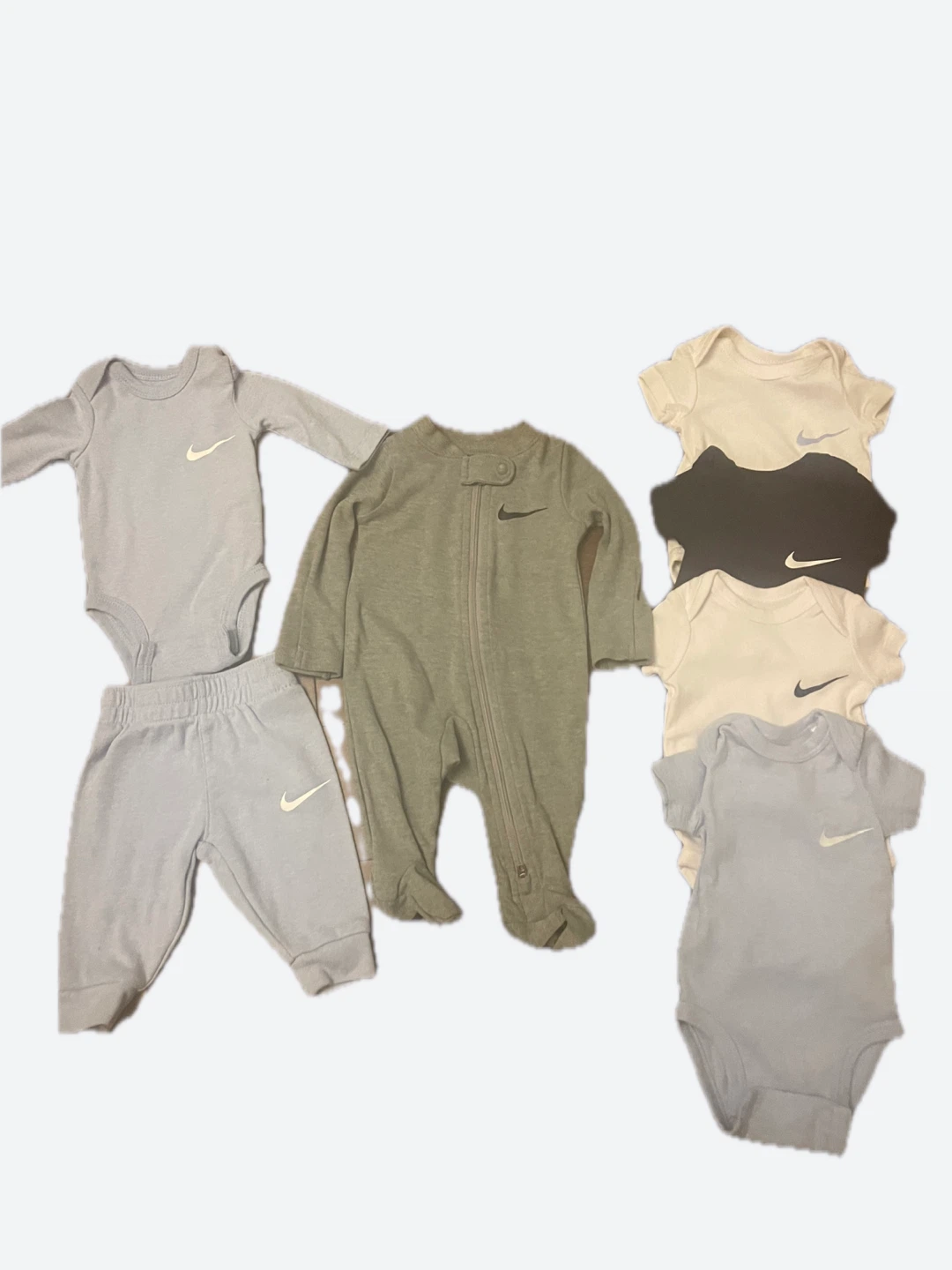 Nike Newborn Baby Clothes Set (Onesies, Footed Pajamas, Pants)
