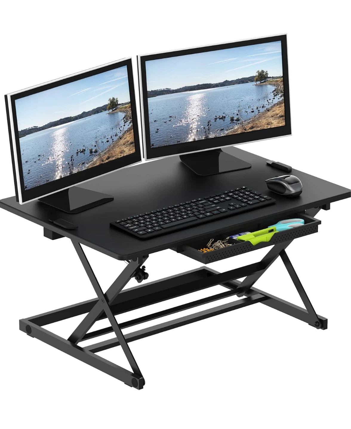 Sit & Stand Adjustable Desk Riser