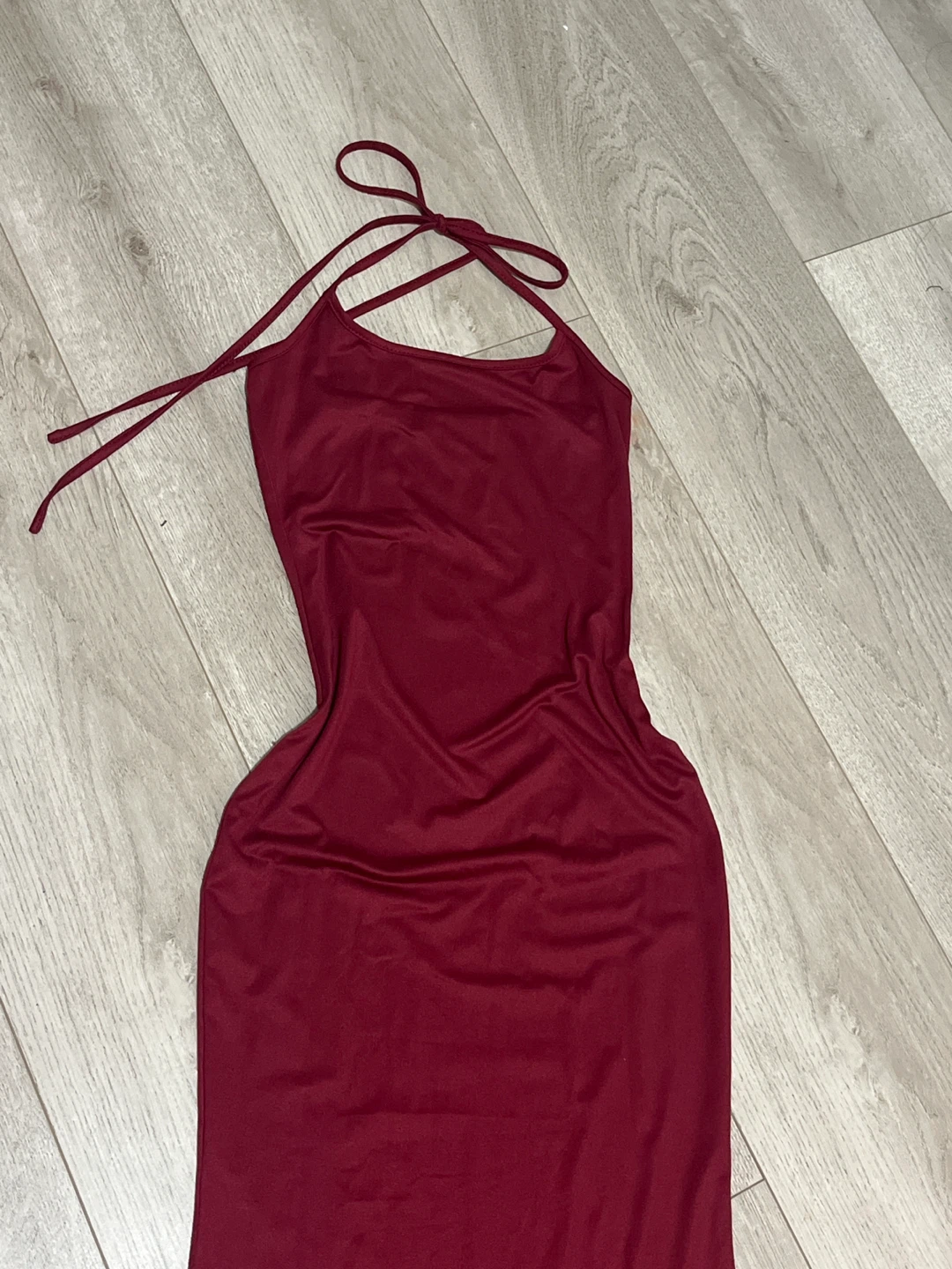 Sweetra Halter Neck Maxi Dress
