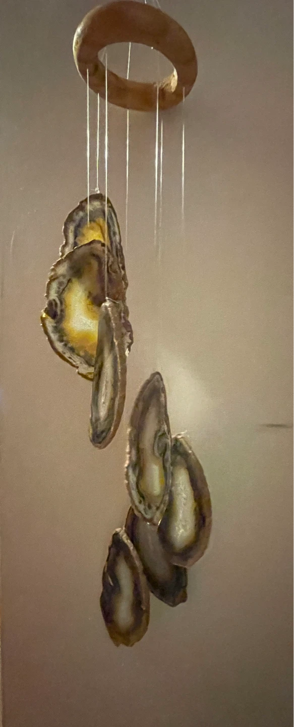 Agate Slice Wind Chime - photo 2