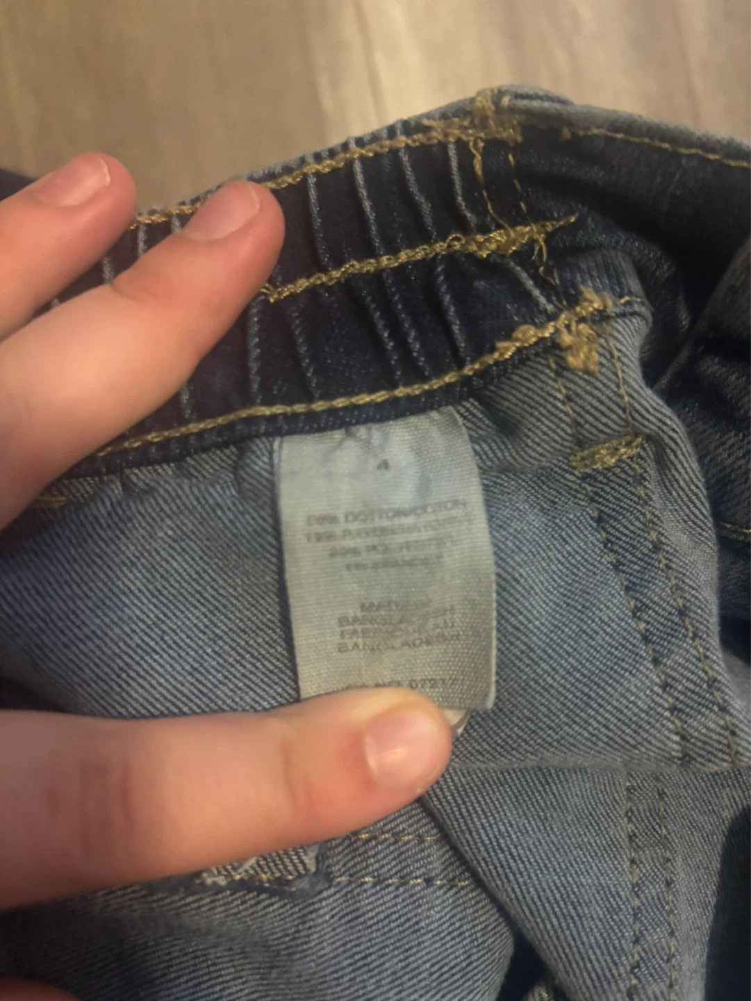 Grand Beach Club Denim Cargo Shorts - Size 4 - photo 4