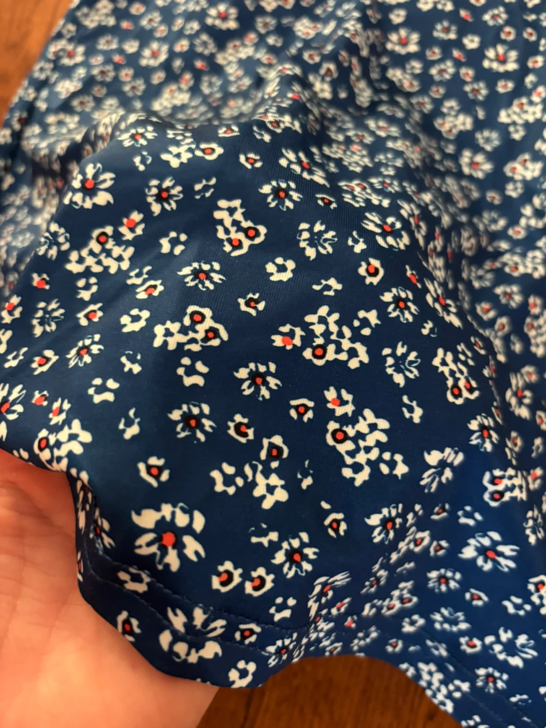 Blue Floral Print Dress - photo 3