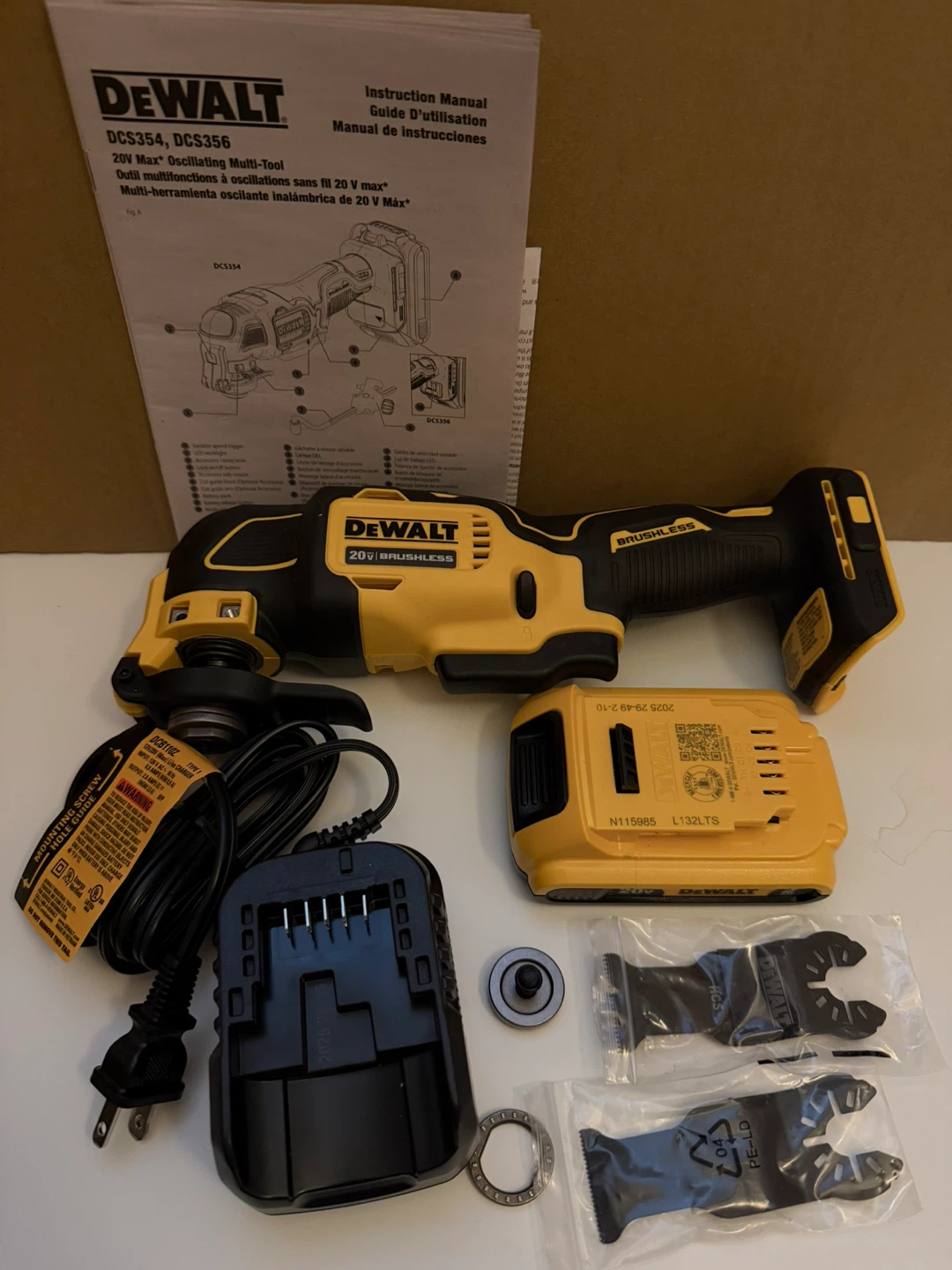 DEWALT ATOMIC 20V MAX Brushless Oscillating Multi Tool DCS356 - photo 2