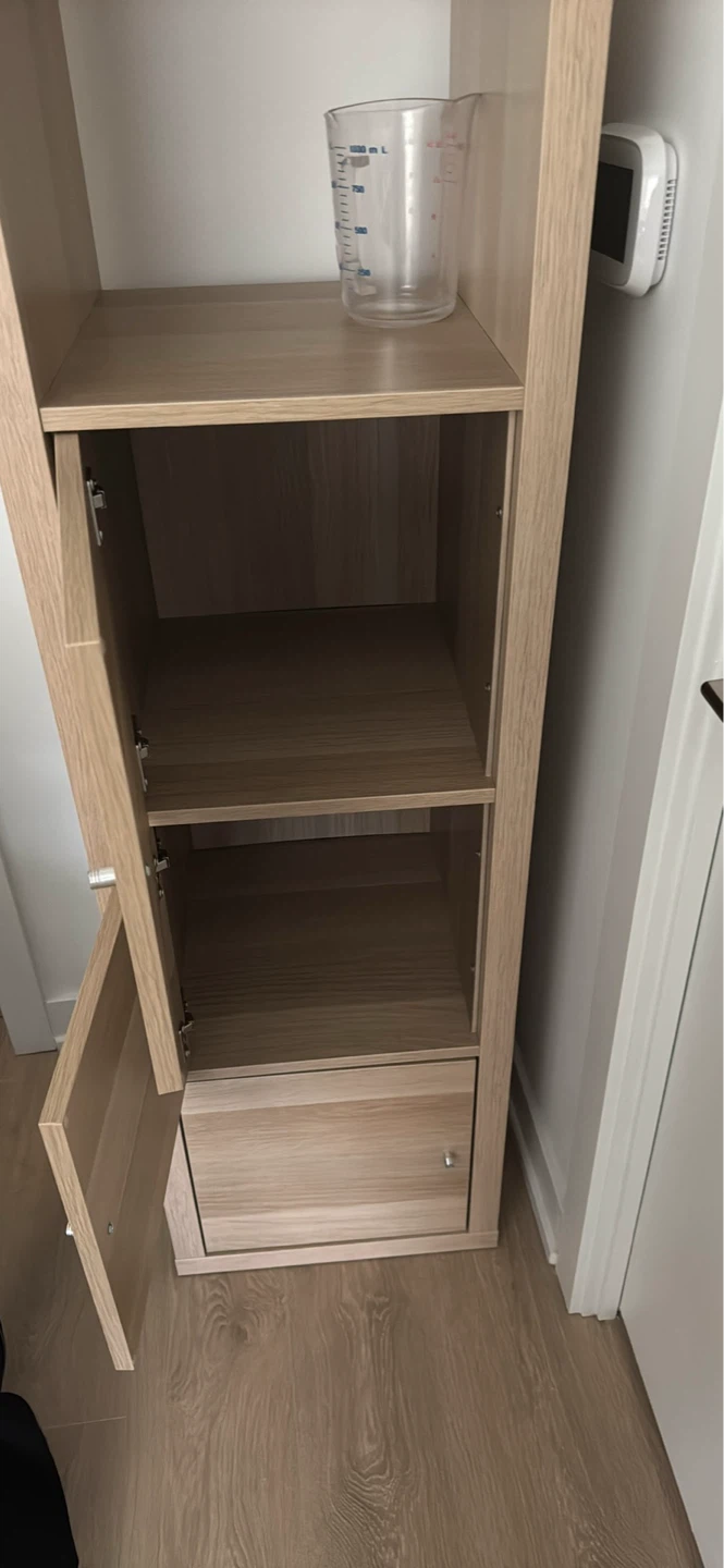 Tall Storage Shelf with Drawers ikea kallax - photo 2