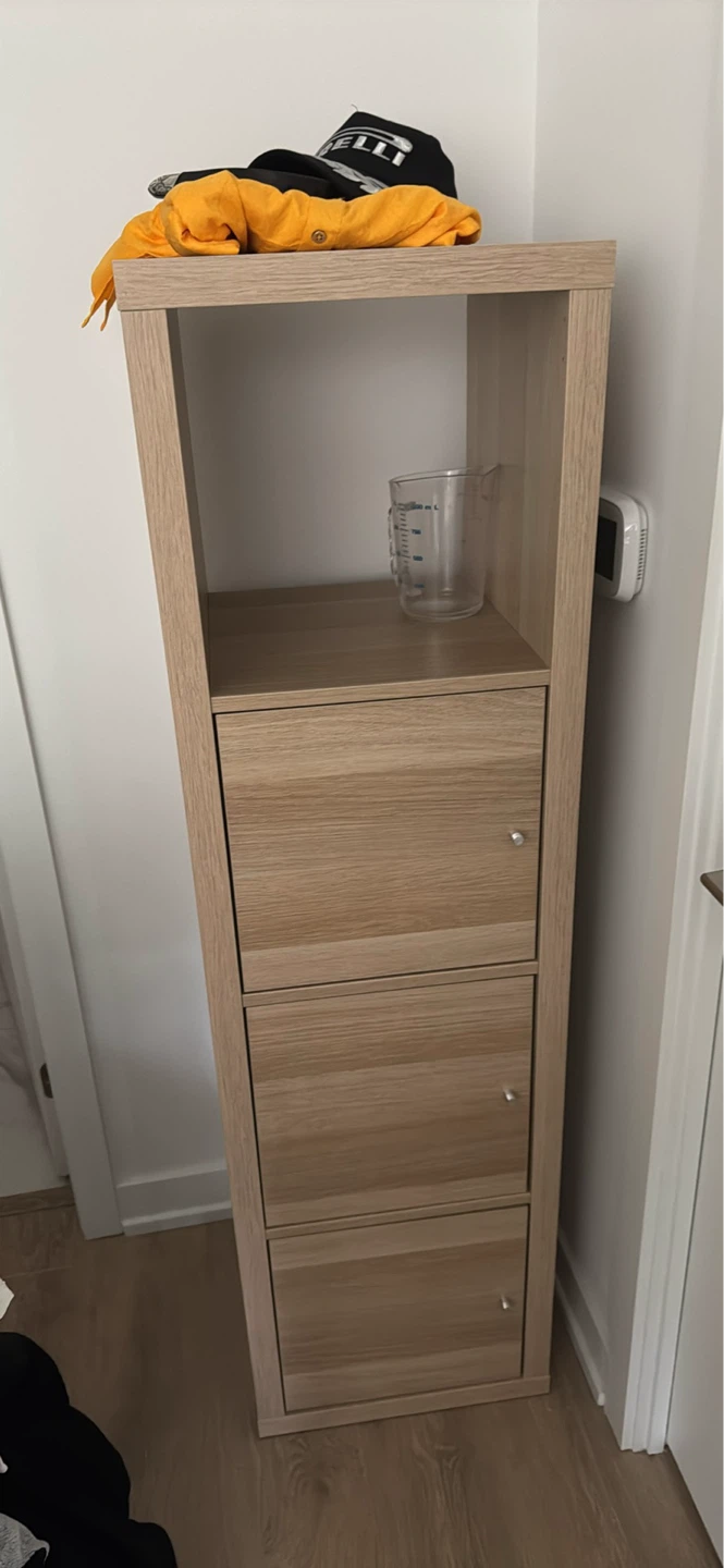 Tall Storage Shelf with Drawers ikea kallax