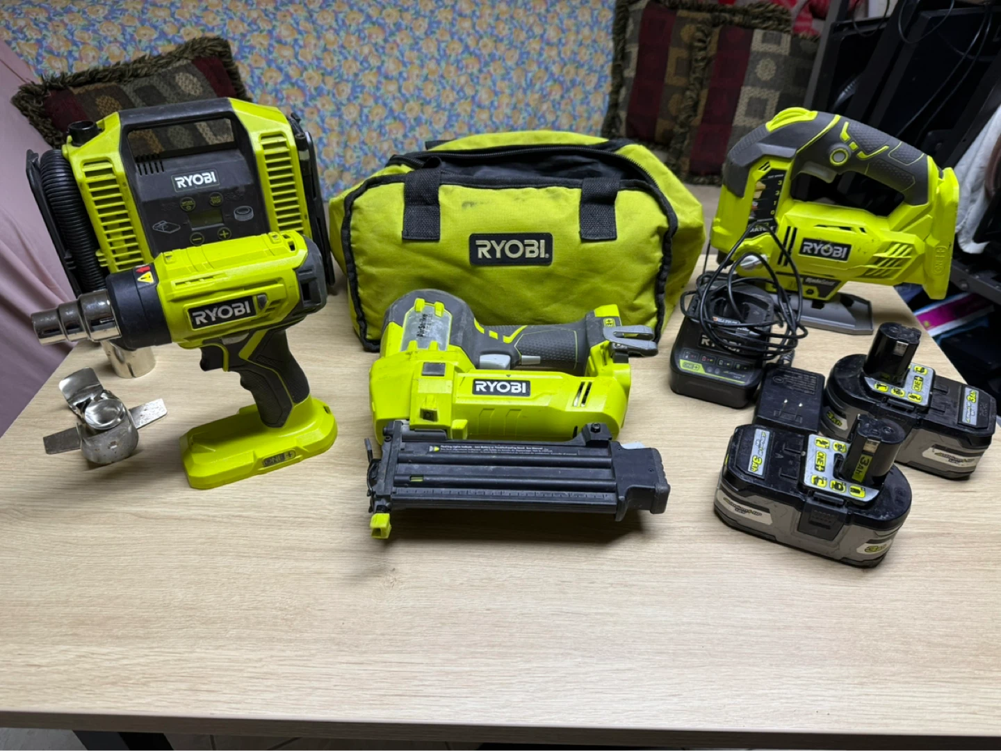 Ryobi tool set
