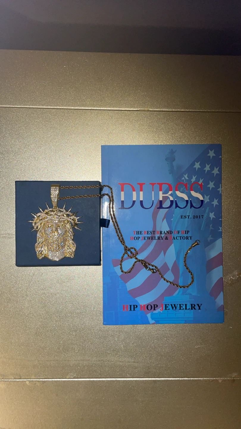 DUBSS Hip Hop Jewelry Jesus Piece Pendant Necklace - photo 2