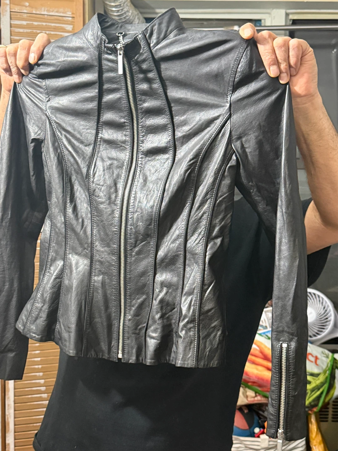 Armani Exchange Black Leather Jacket M/M - photo 2