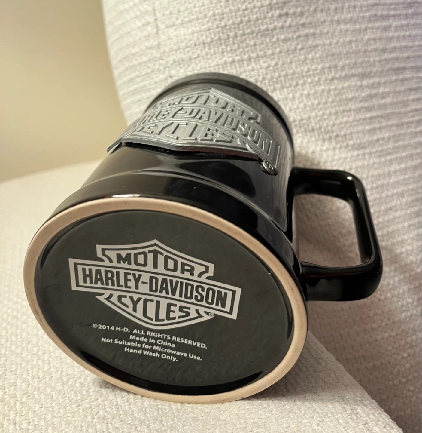 Harley-Davidson 2014 Black Ceramic Mug