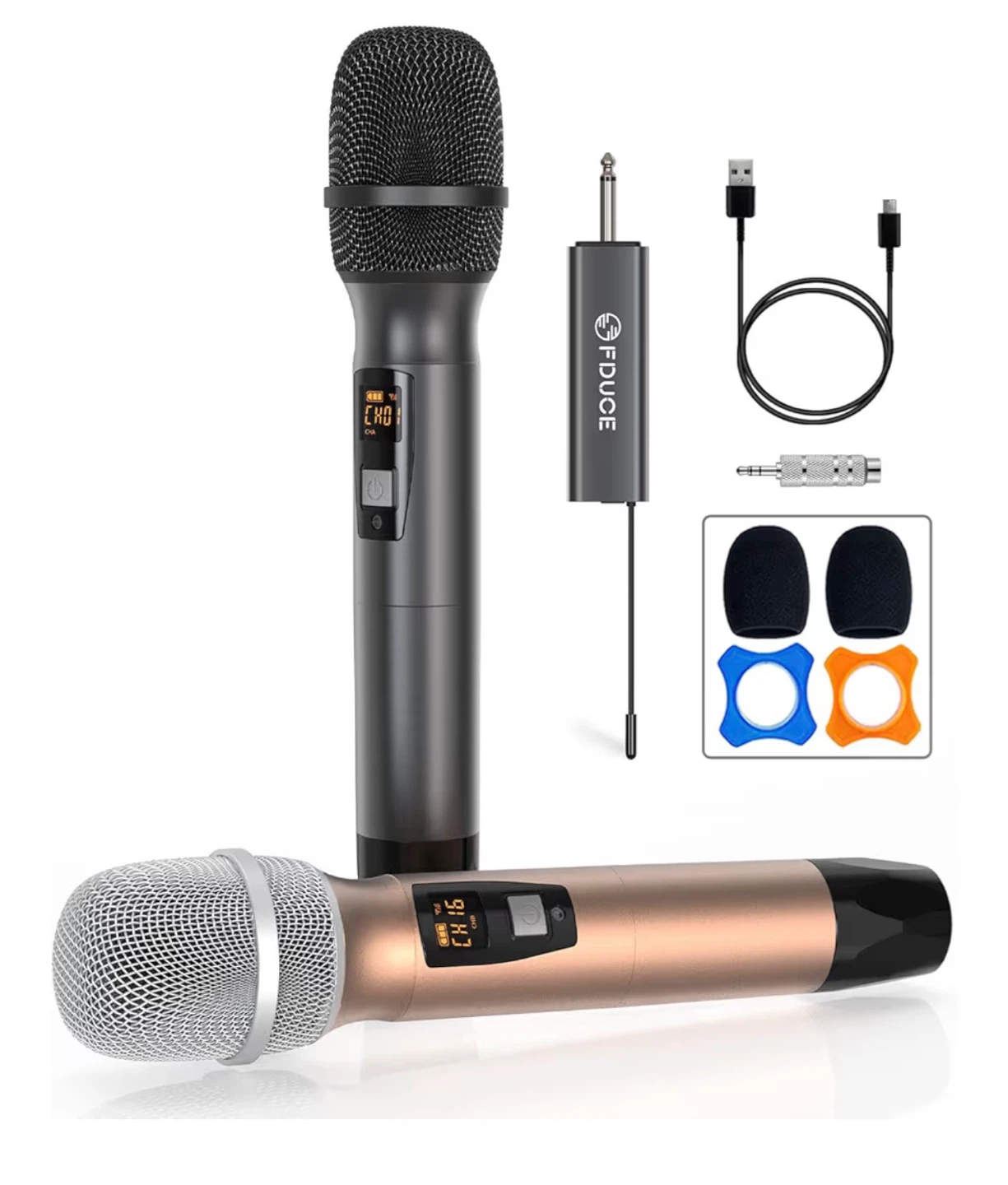 Wireless Microphone System with Receiver