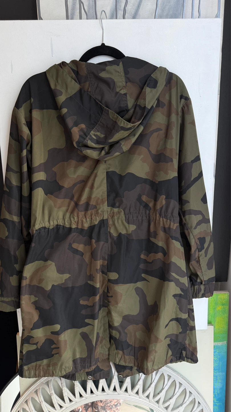 Zara Basic Camo Anorak Jacket size L - photo 2