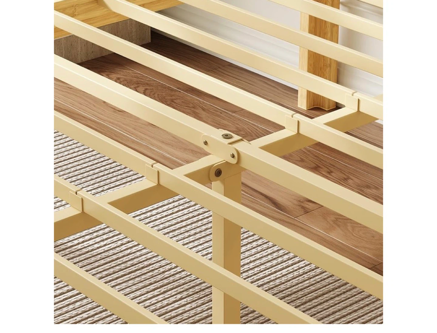 King Size Bed Frame with 1000 lbs Weight Capacity - photo 3