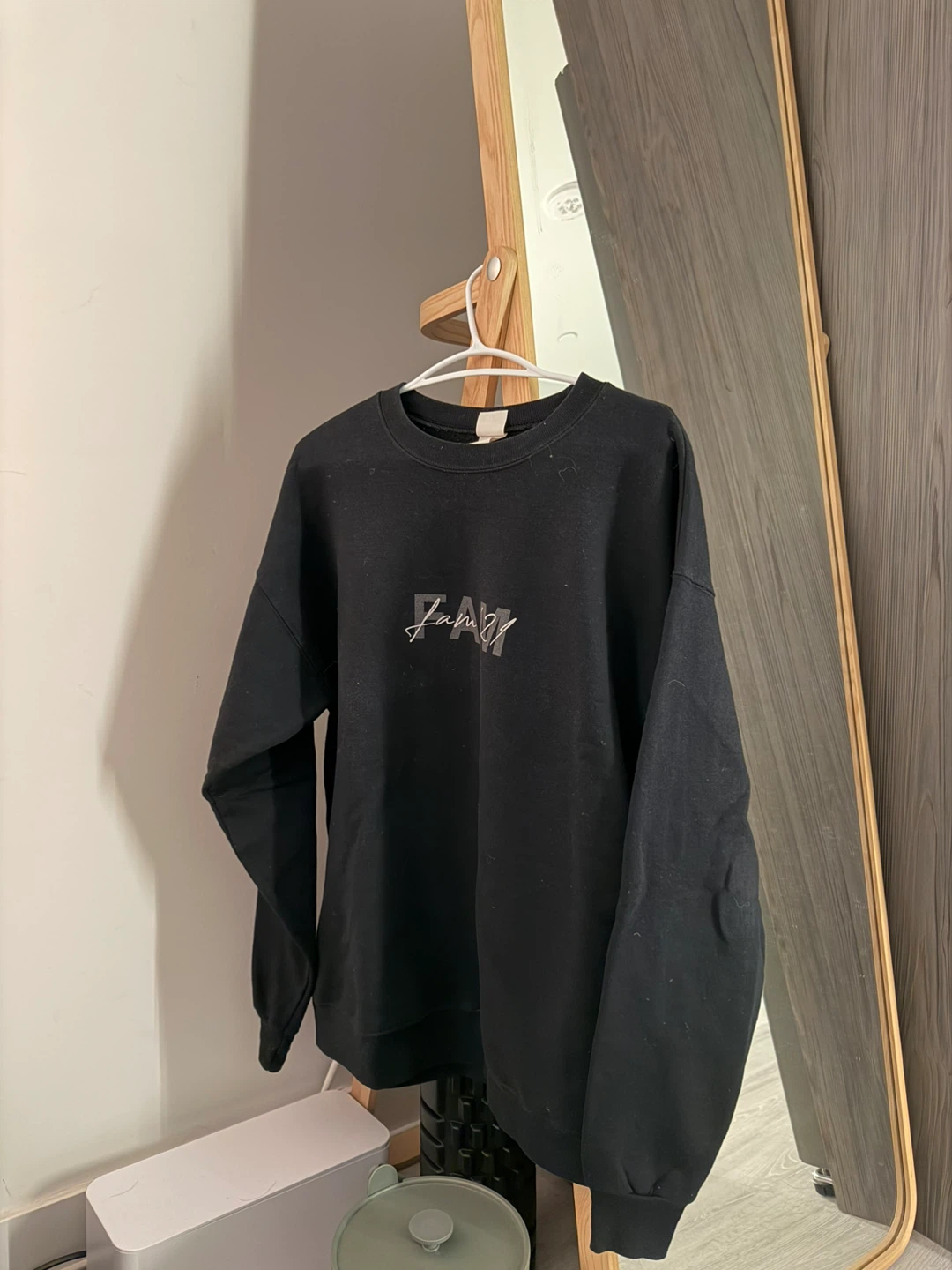 Black Sweatshirt with "ZAVY" Logo