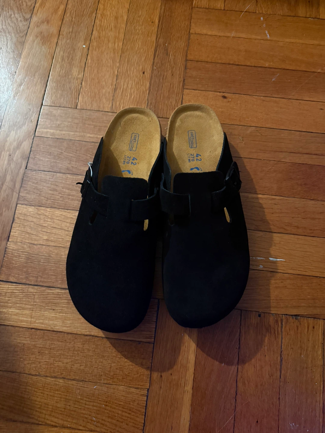 Birkenstock Black Suede Clogs - Size 42 (9) - photo 4