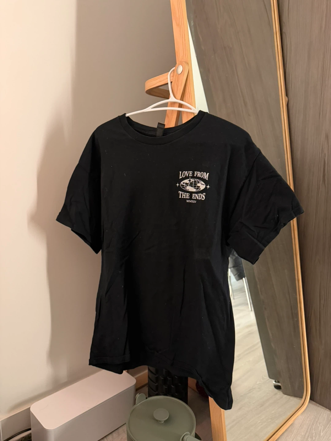 Black "Love From The Ends" Graphic T-Shirt