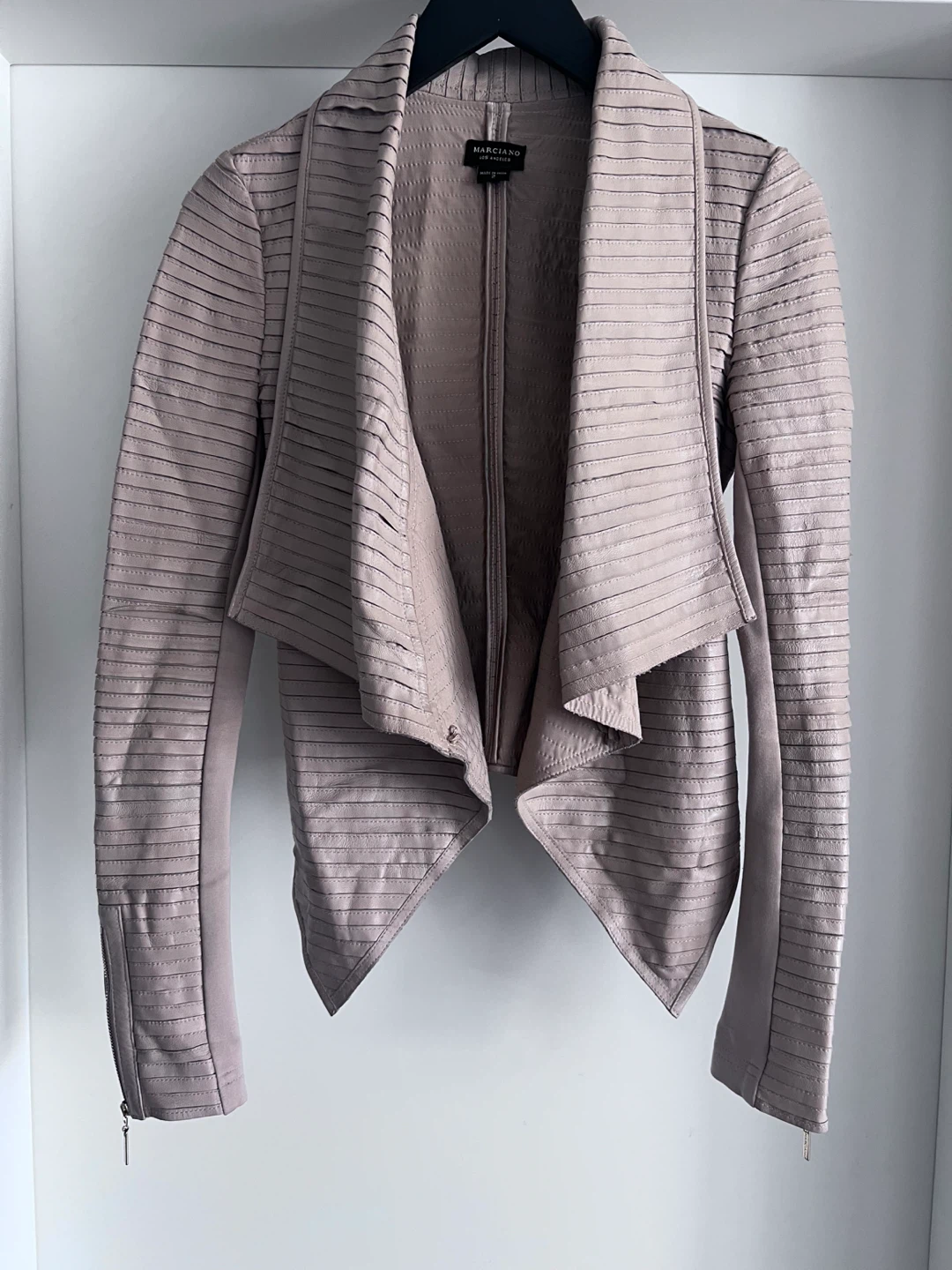 MARCIANO Los Angeles Leather Jacket