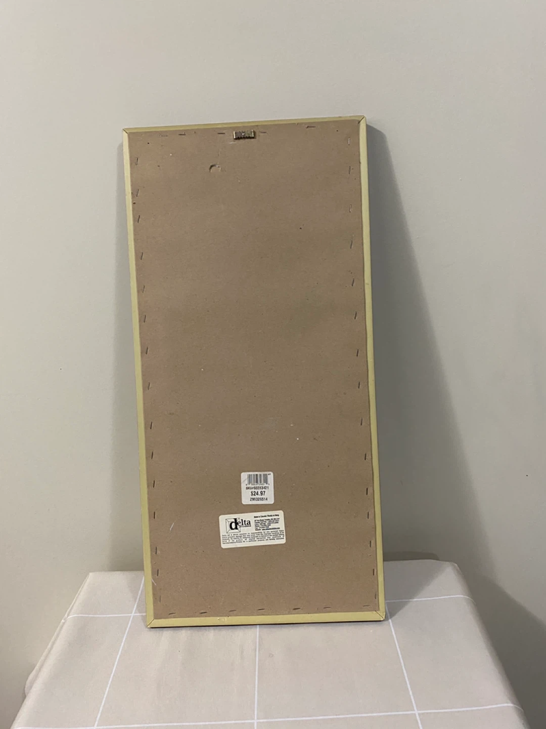 Wood Framed Decorative Mirror (23” x 11”) – Good Condition - photo 2