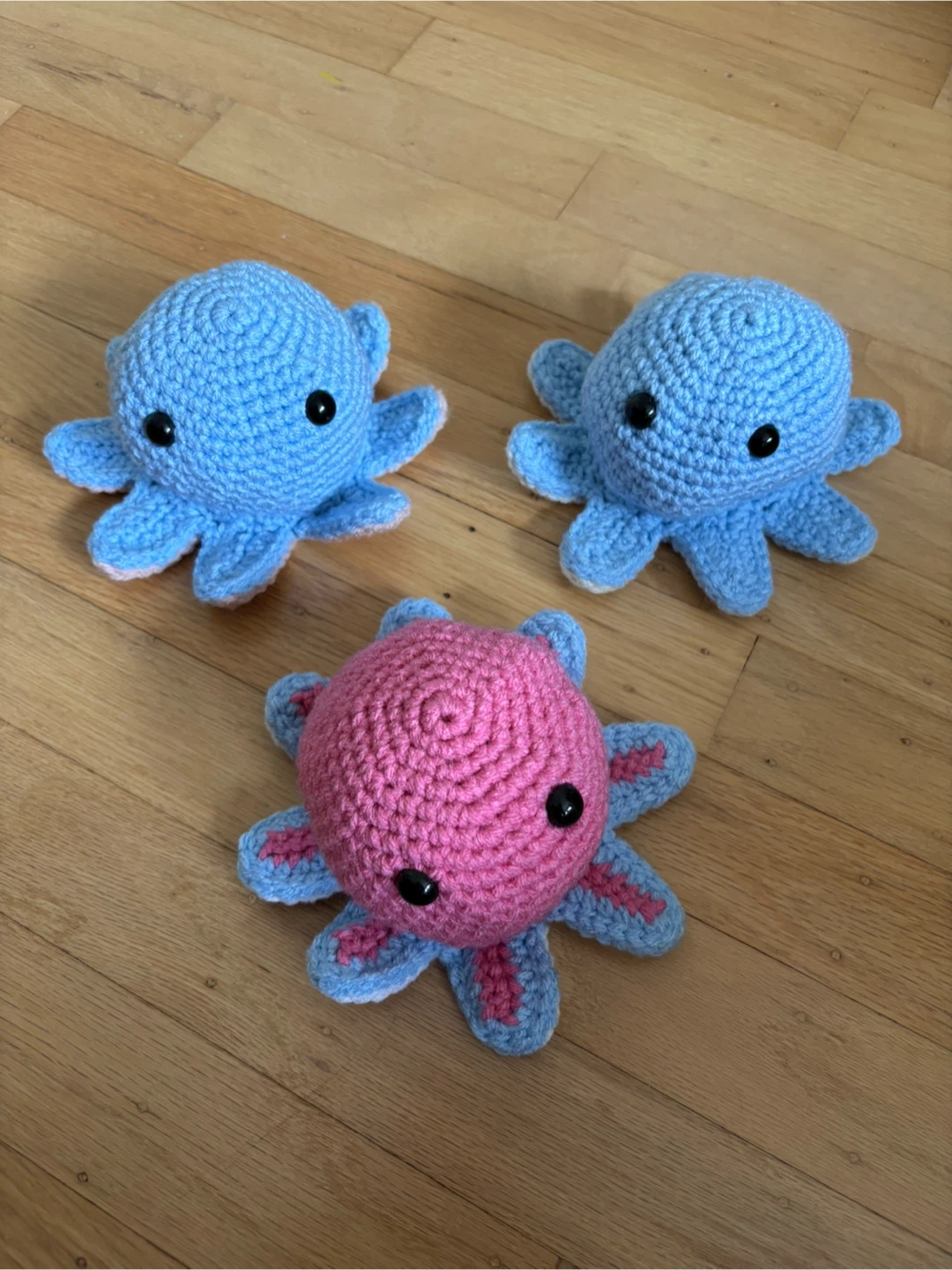 Reversible Crochet Octopus Plushies - photo 2