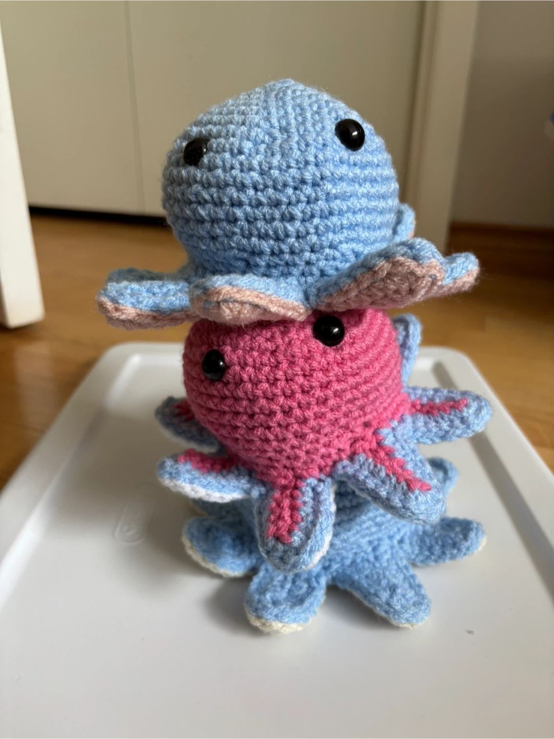 Reversible Crochet Octopus Plushies