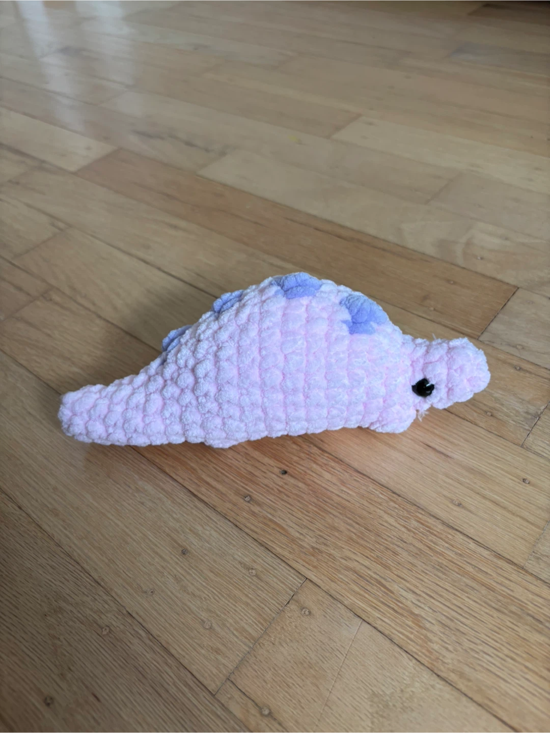 Handmade Pink Dinosaur Plush Toy