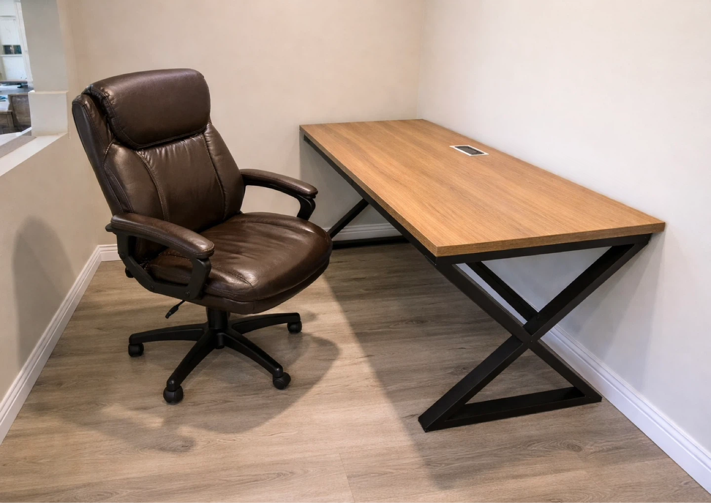 Delivery Available Executive office chair and desk