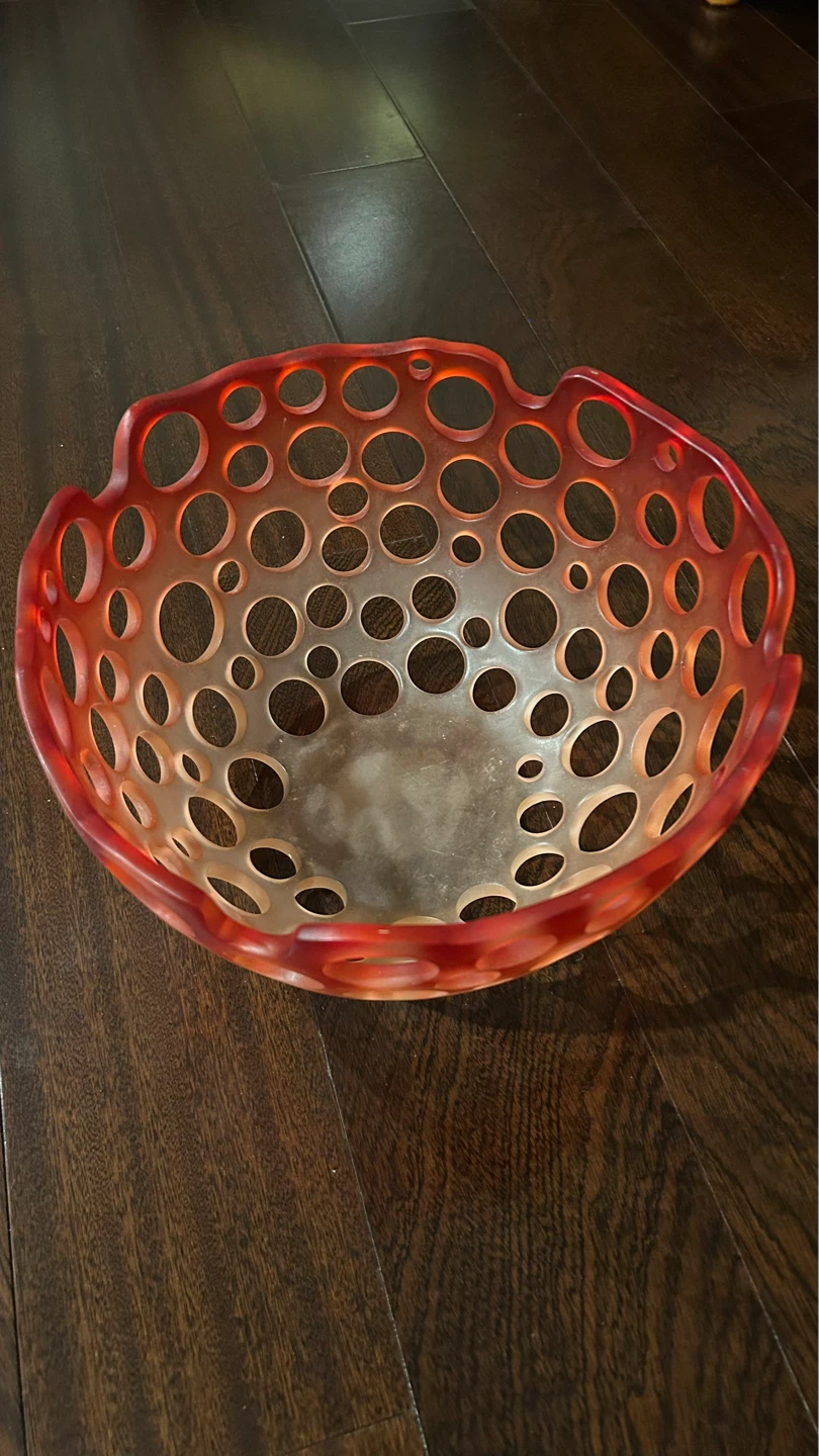 Orange Decorative Bowl
