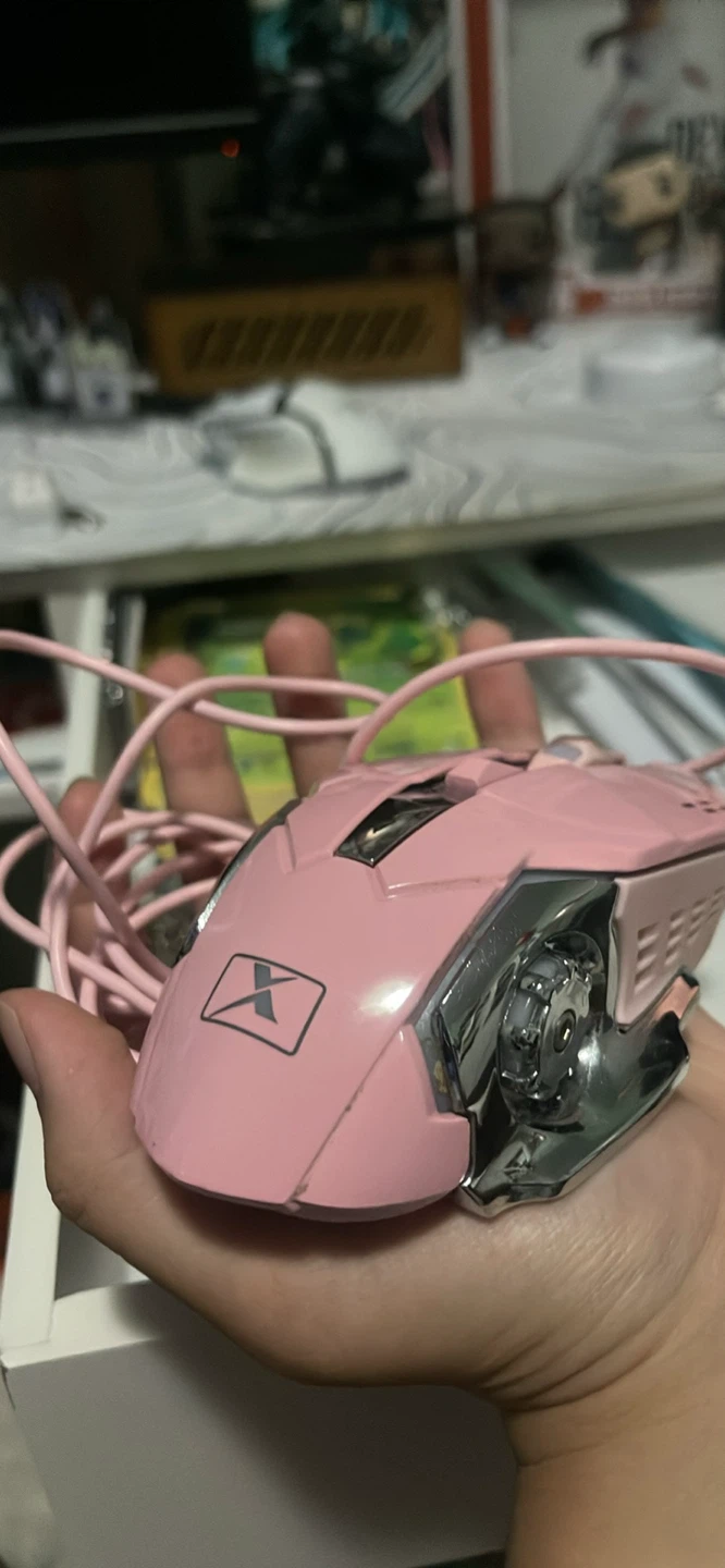 Pink Gaming Mouse