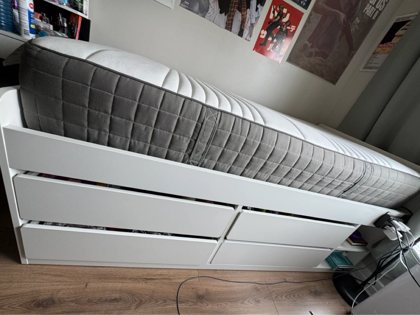 Twin Bed Frame and Mattress