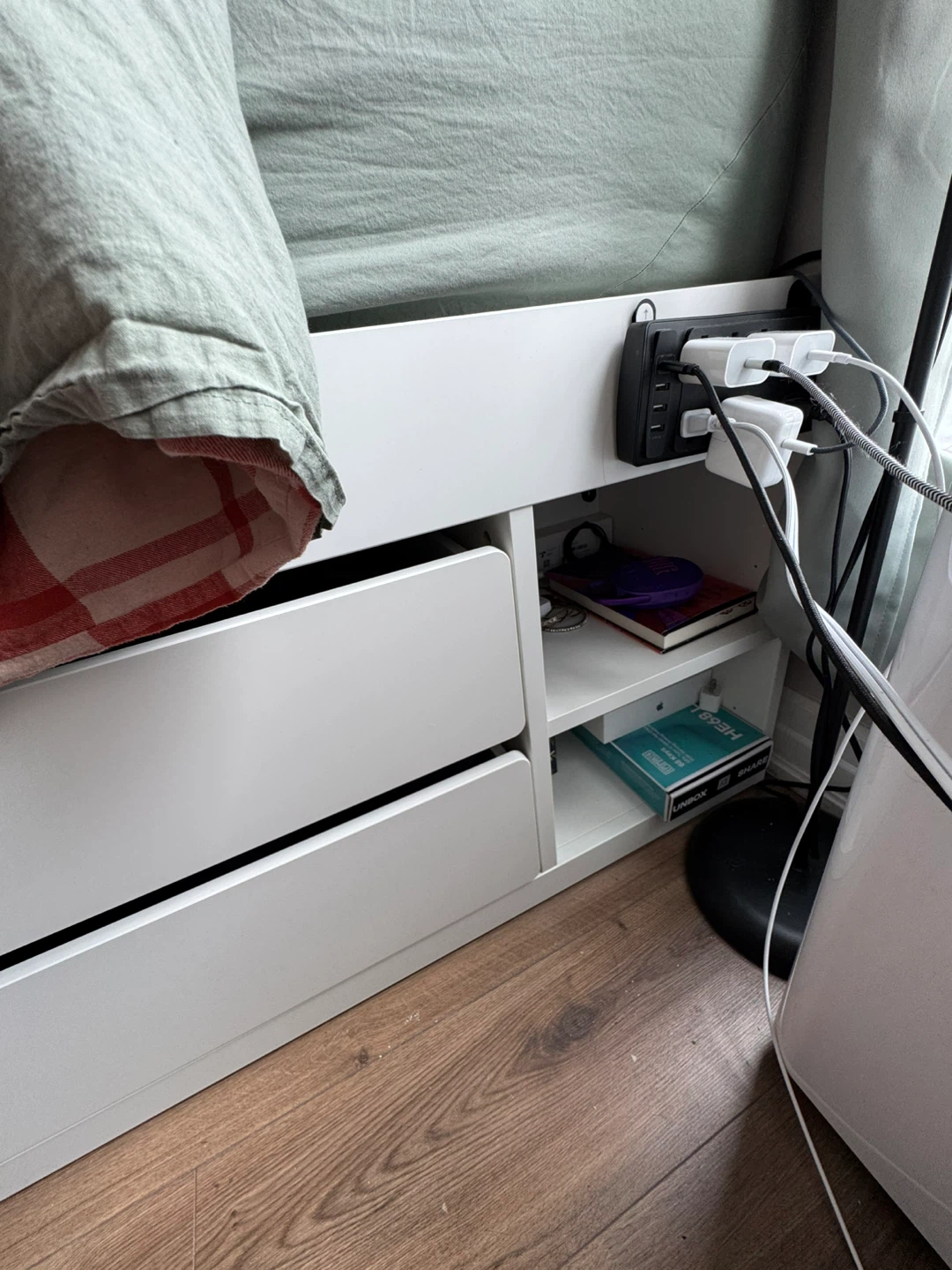 Twin Bed Frame and Mattress - photo 2