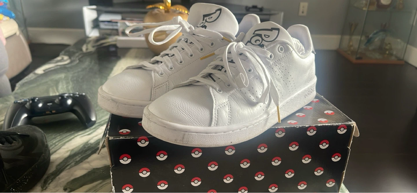 Adidas x Pokemon: Advantage Shoes White