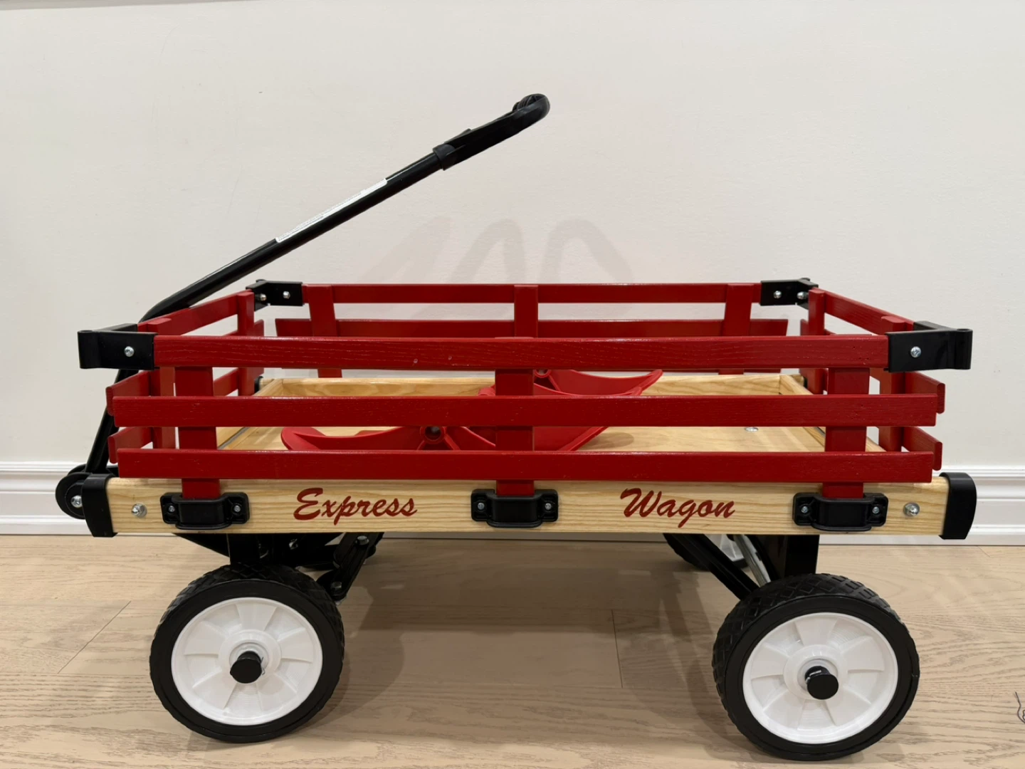 Radio Flyer "Express Wagon" Red Wagon with Ski Set