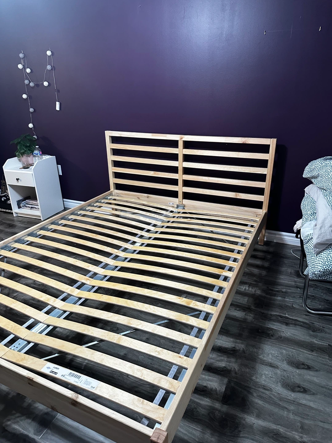 IKEA TARVA Pine Queen Bed Frame with mattress - photo 4