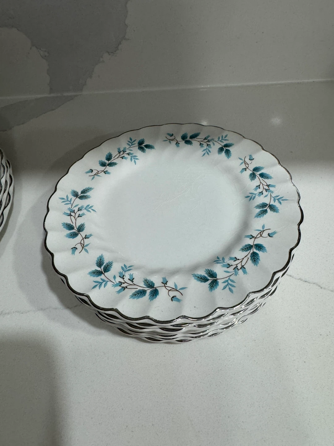 Myott's Fine White Ironstone "Stoneleigh" Plates - photo 2