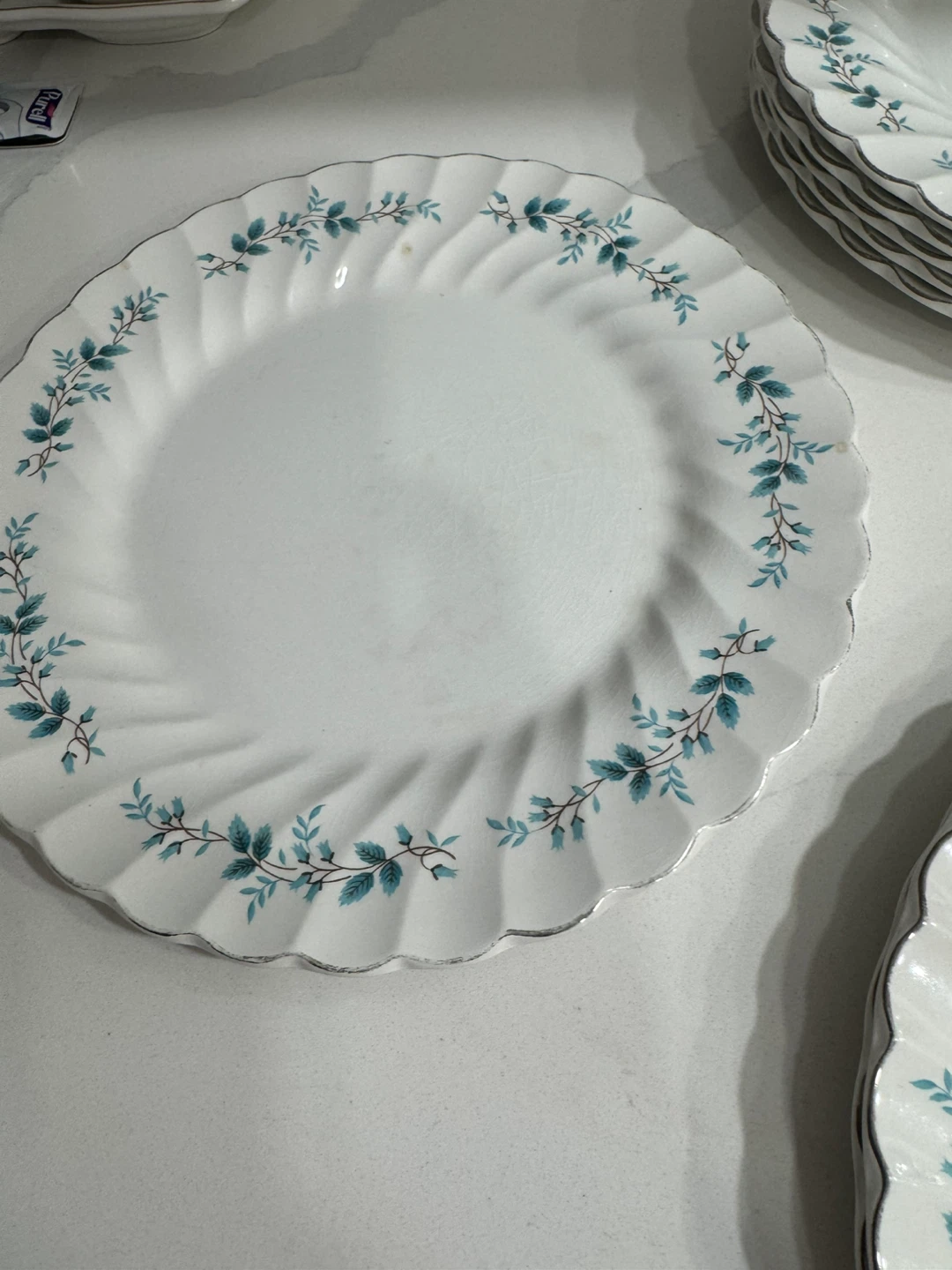 Myott's Fine White Ironstone "Stoneleigh" Plates - photo 5