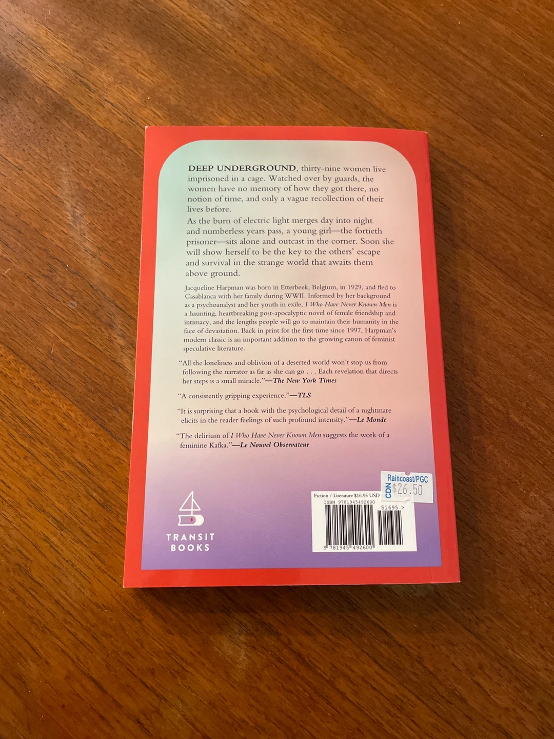 I Who Have Never Known Men by Jacqueline Harpman Book - photo 2