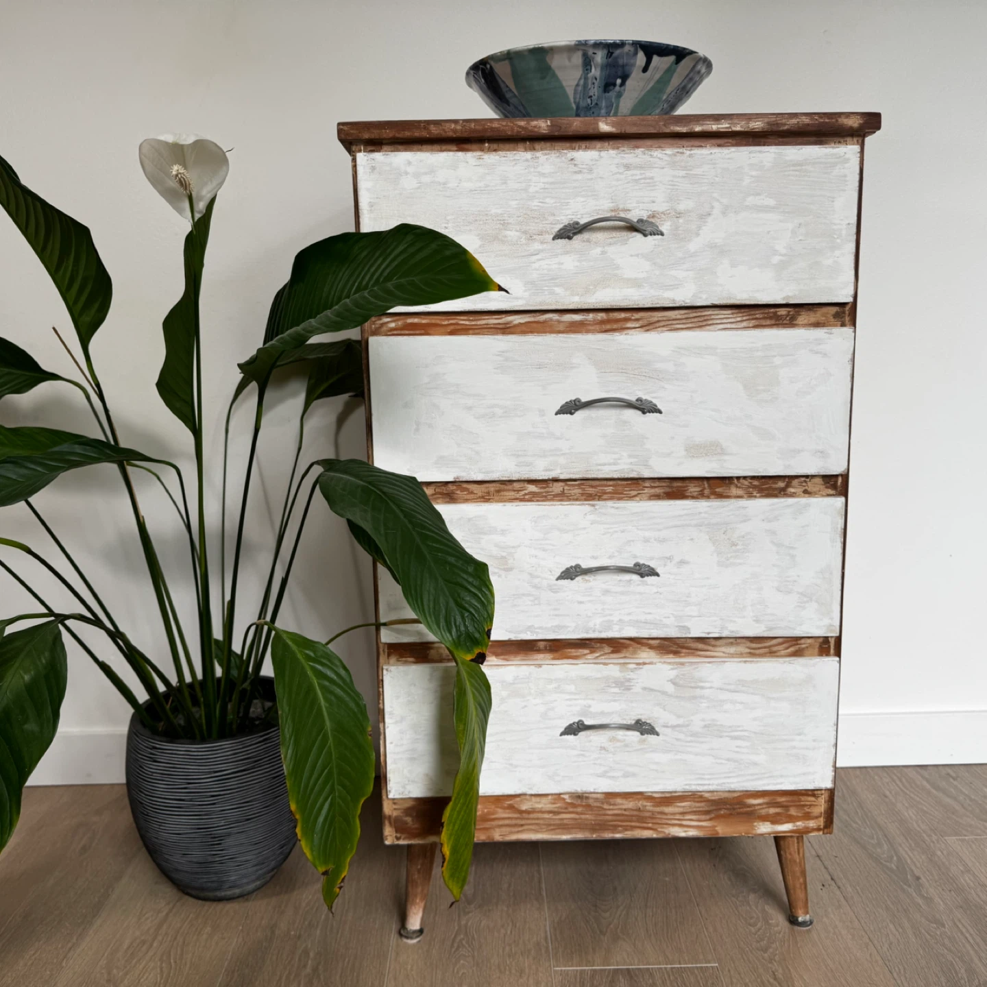 Vintage 5-Drawer Tall Dresser