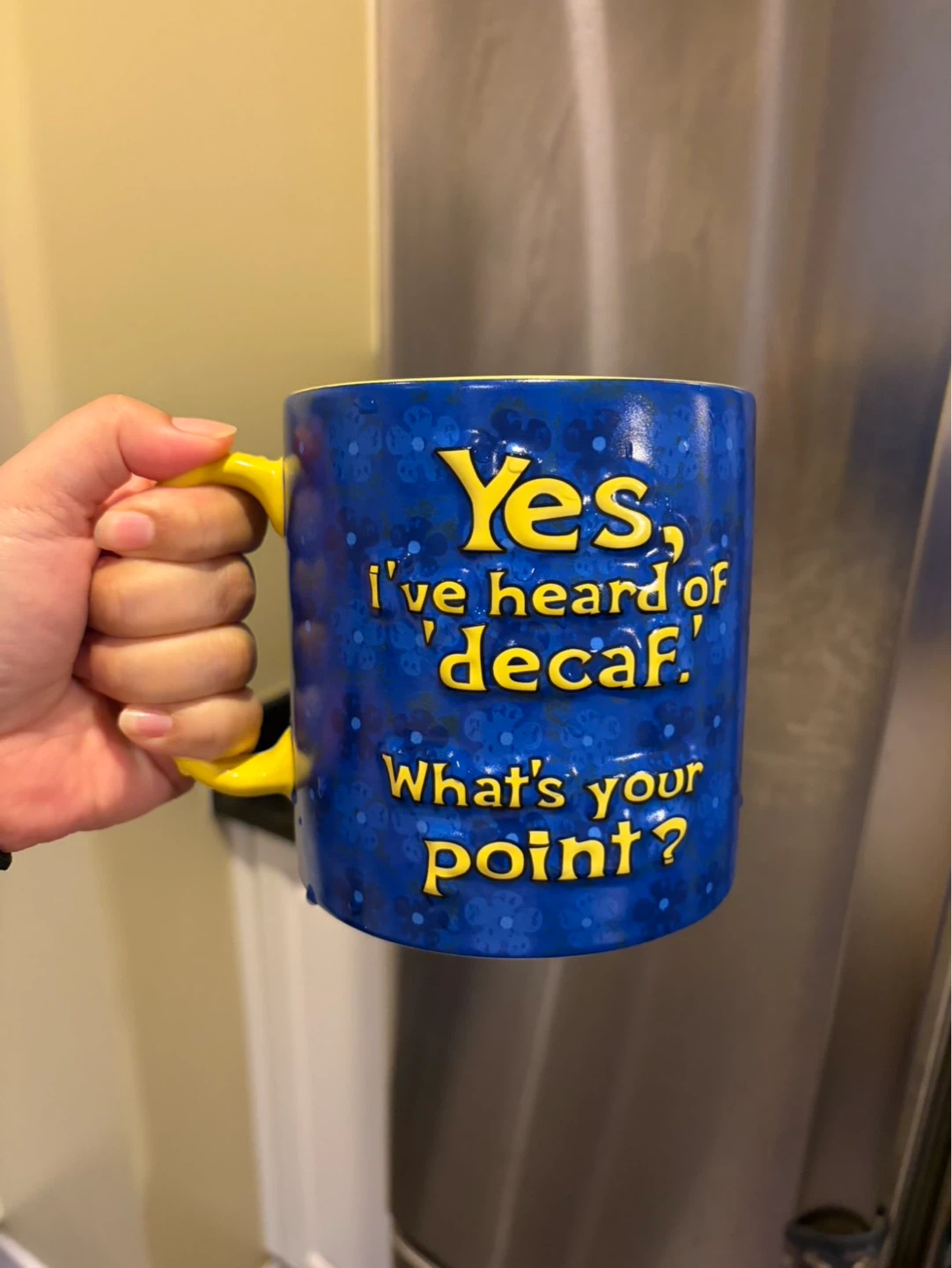 Universal Studios Spongebob "Yes, I've heard of decaf." Mug - photo 5