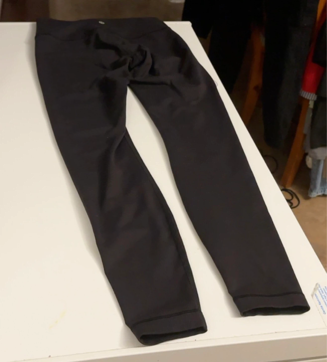 Pantalons de yoga Lululemon noir femme