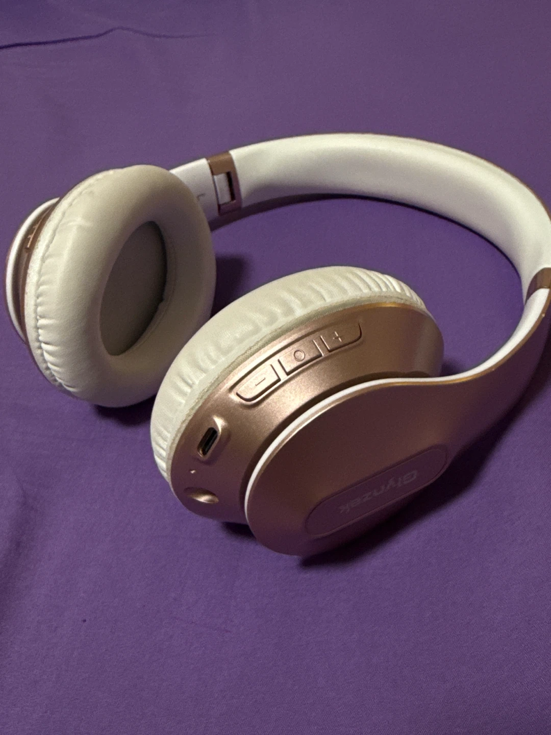 Glynzak Wireless Headphones - Rose Gold/White - photo 2