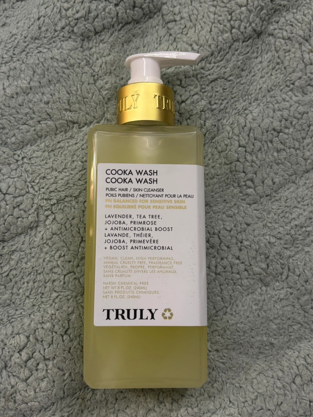 Truly Cooka Wash Pubic Hair & Skin Cleanser - 8 fl oz