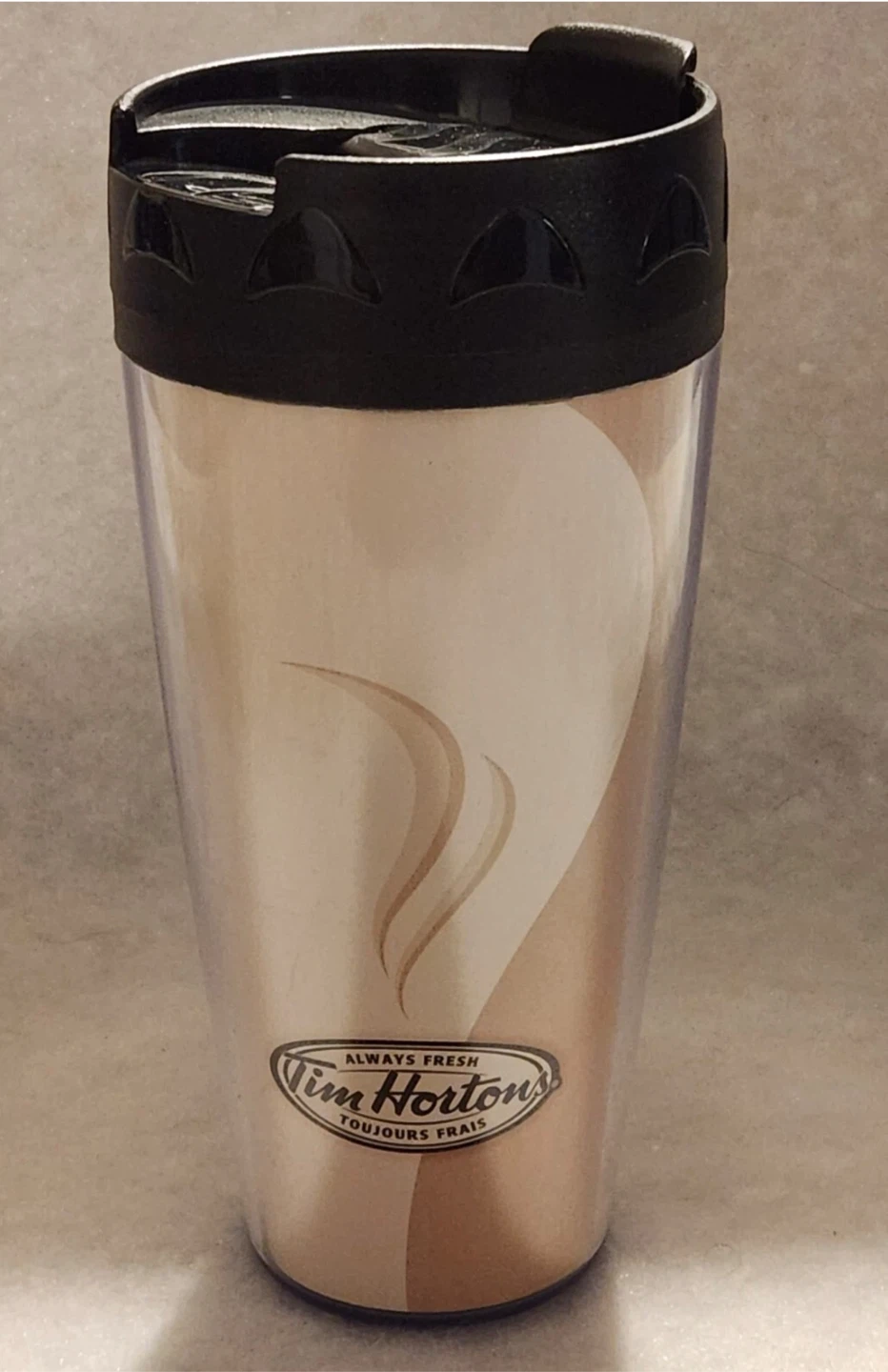 TIM HORTONS "Always Fresh" 16oz Travel mug Vintage (2005)