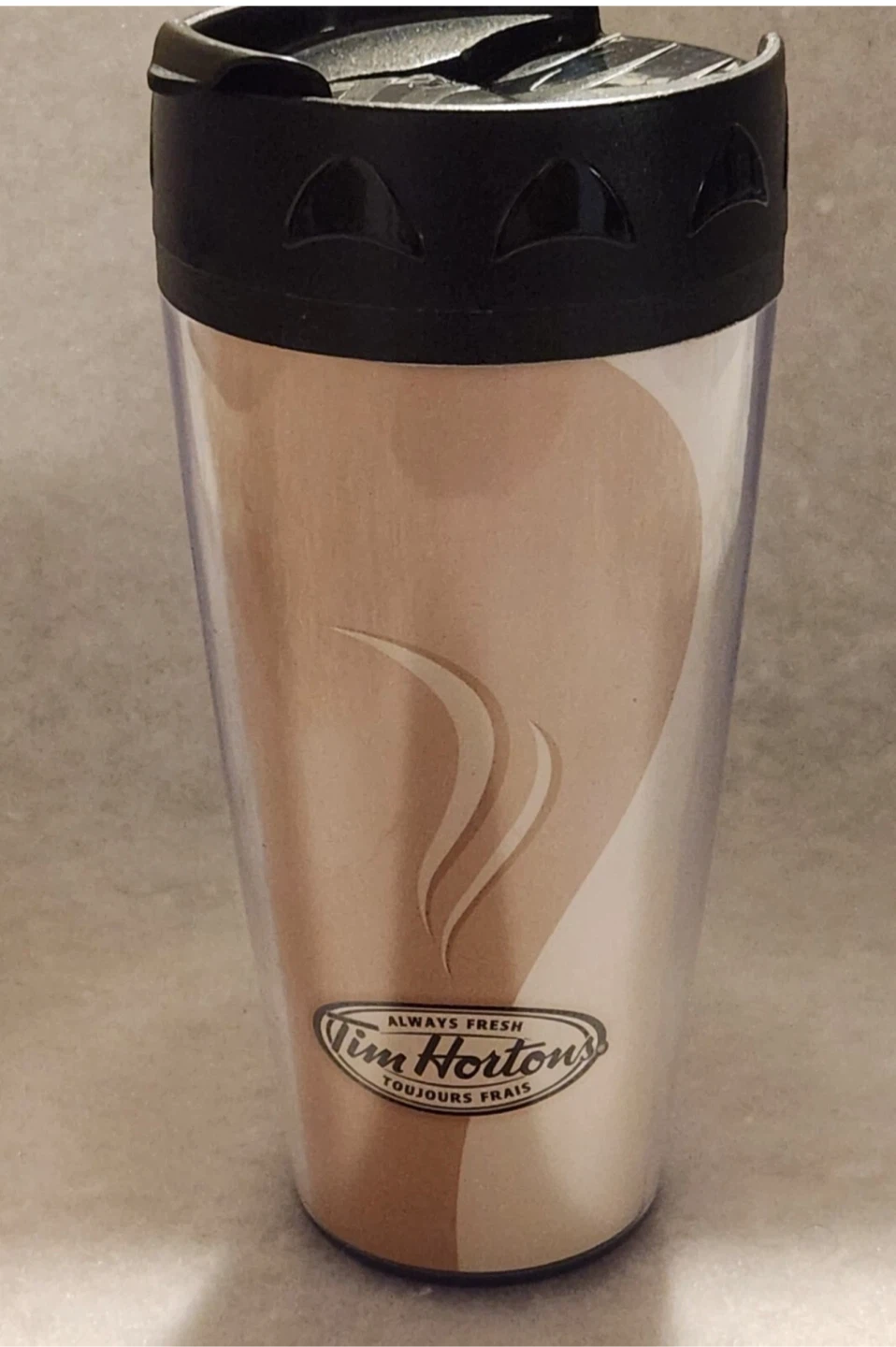 TIM HORTONS "Always Fresh" 16oz Travel mug Vintage (2005) - photo 2