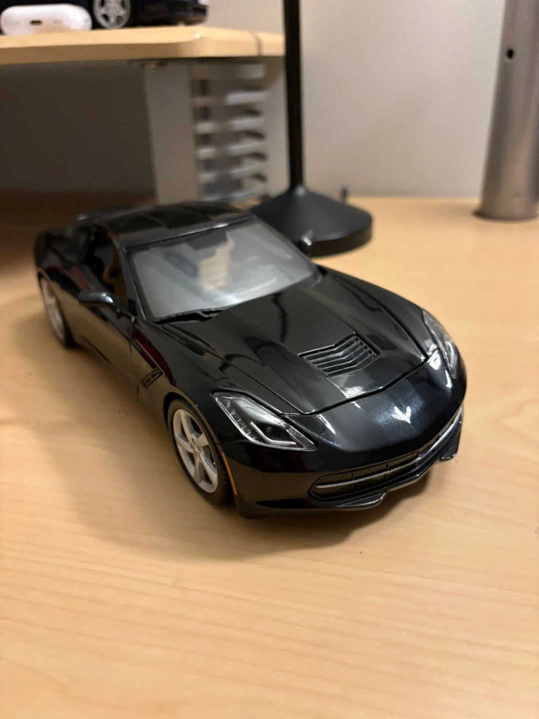 Black Chevrolet Corvette Diecast Model Car
