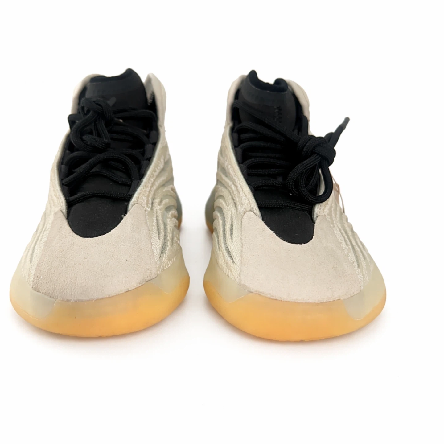 Youth Adidas Yeezy QNTM HQ2085 "Mist Slate" Basketball Shoes