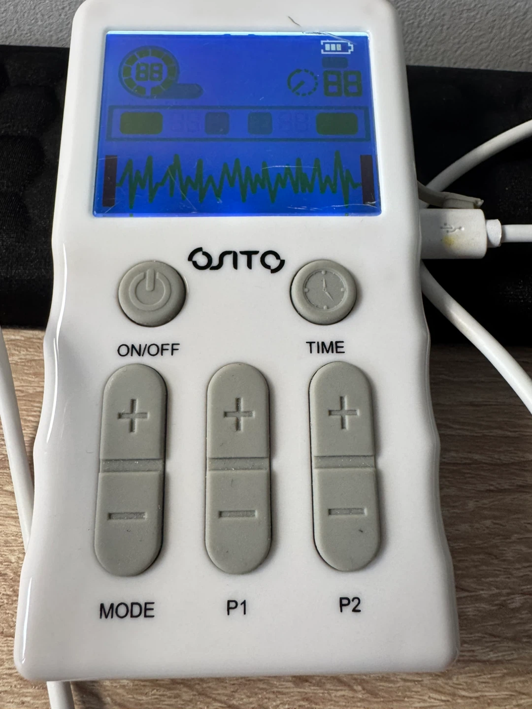 Osto Electronic Muscle Stimulator TENS DEVICE ONLYNO PADS