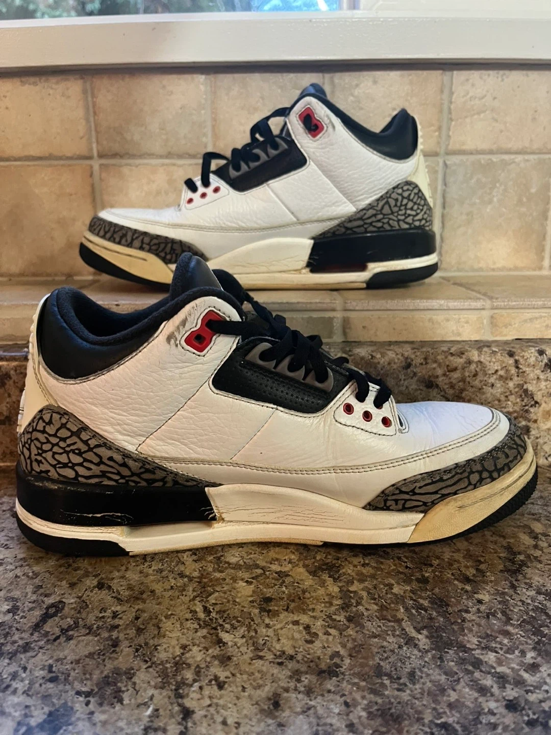 Air Jordan 3 Retro White Cement Sneakers